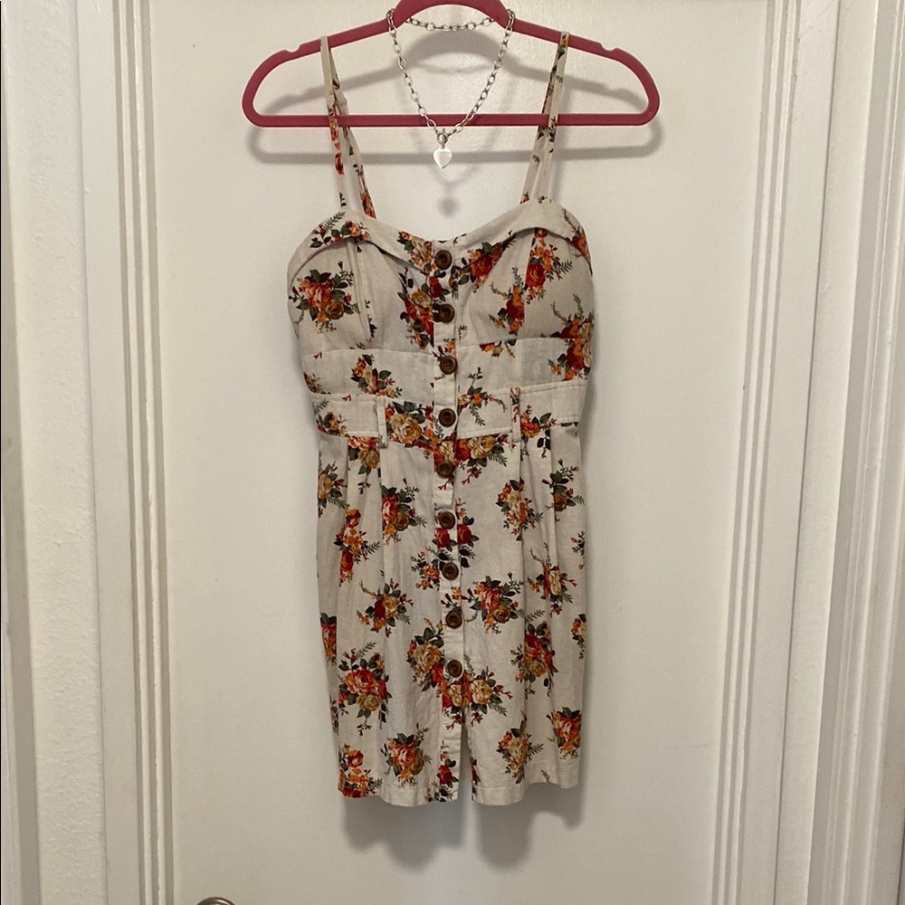 Dress Floral Button-Down Sundress